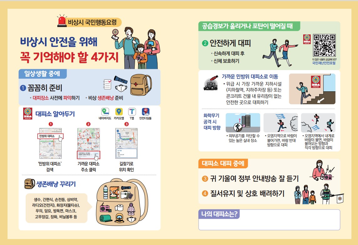 비상시국민행동요령